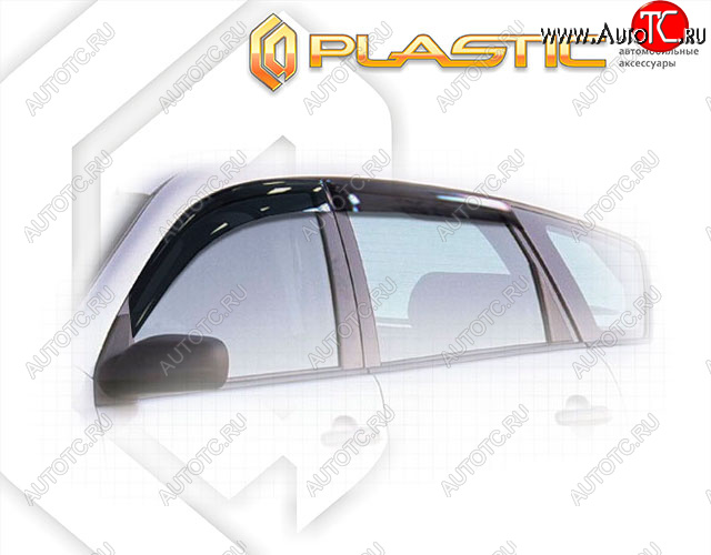 2 079 р. Дефлектора окон CA-Plastic  Toyota Matrix  E130 (2003-2008) (Classic полупрозрачный, Без хром.молдинга, Крепление только на скотч)  с доставкой в г. Керчь