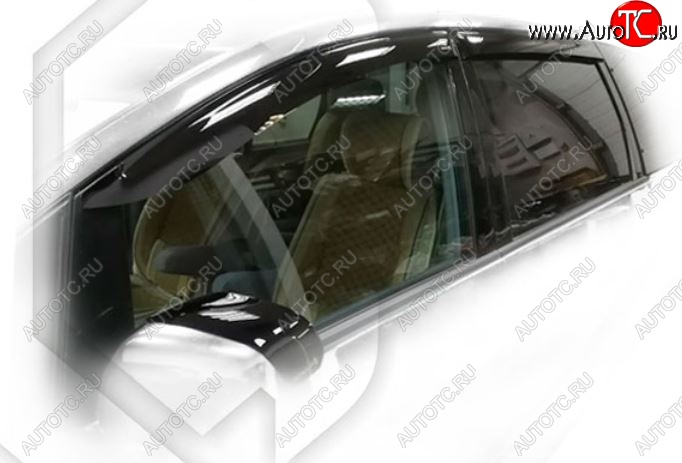 2 079 р. Дефлектора окон CA-Plastic Toyota Previa 2 (2000-2006) (Classic полупрозрачный, Без хром.молдинга)  с доставкой в г. Керчь