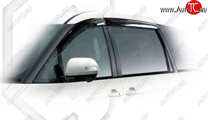 2 079 р. Дефлектора окон CA-Plastic  Toyota Previa  3 (2006-2009) дорестайлинг (Classic полупрозрачный, Без хром.молдинга)  с доставкой в г. Керчь