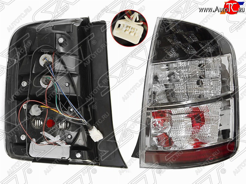 4 399 р. Правый задний фонарь для SAT  Toyota Prius  XW20 (2003-2005) дорестайлинг  с доставкой в г. Керчь