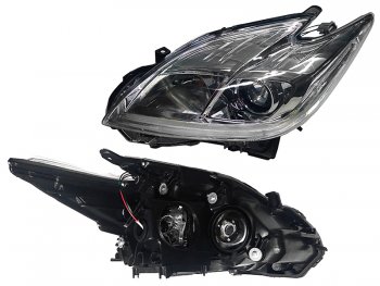 Левая фара SAT (ксенон, под корректор, LED) Toyota Prius  XW30 (2012-2016) рестайлинг лифтбэк
