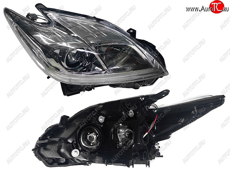 6 899 р. Правая фара SAT (ксенон, под корректор, LED)  Toyota Prius  XW30 (2012-2016) рестайлинг лифтбэк  с доставкой в г. Керчь