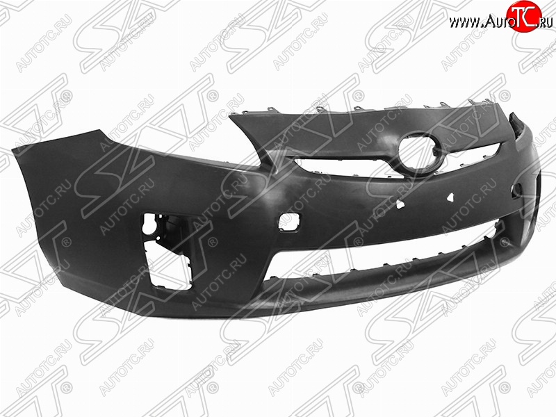 4 199 р. Передний бампер SAT (Китай) Toyota Prius XW30 дорестайлинг (2009-2011) (Неокрашенный)  с доставкой в г. Керчь