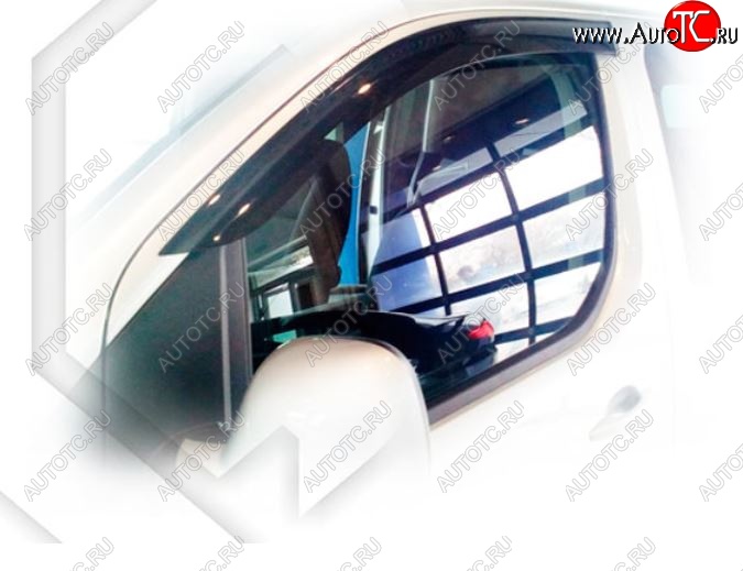 1 839 р. Дефлектора окон CA-Plastic Toyota ProAce 2 (2016-2025) (Classic полупрозрачный, Без хром.молдинга)  с доставкой в г. Керчь
