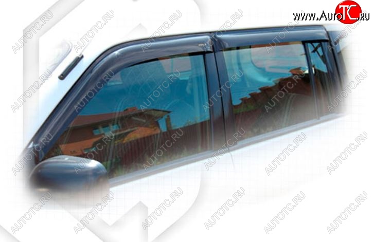 1 999 р. Дефлектора окон CA-Plastic  Toyota Probox (2002-2014) (Classic полупрозрачный, Без хром.молдинга, Крепление только на скотч)  с доставкой в г. Керчь
