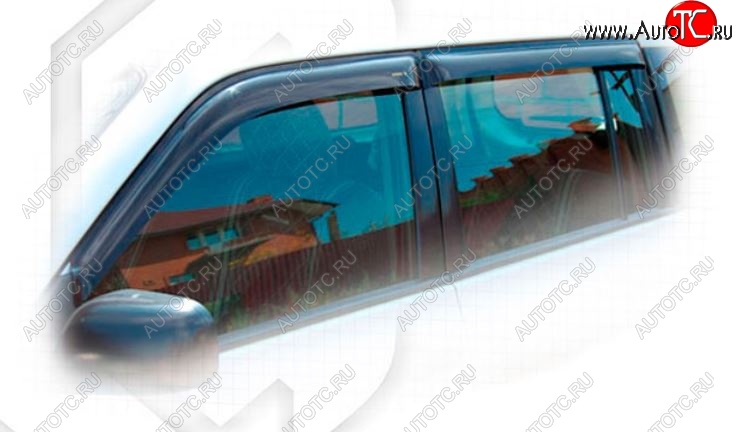 1 999 р. Дефлектор капота CA-Plastiс Toyota Probox рестайлинг (2014-2025) (Classic полупрозрачный, Без хром.молдинга)  с доставкой в г. Керчь