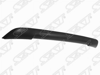 Накладка переднего бампера SAT. Toyota RAV4  XA40 (2015-2019) 5 дв. рестайлинг (Черная)