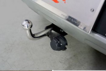 Фаркоп (тягово-сцепное устройство) TCC Toyota RAV4  XA40 (2012-2019) 5 дв. дорестайлинг, 5 дв. рестайлинг (оцинкованный, шар А нержавейка)