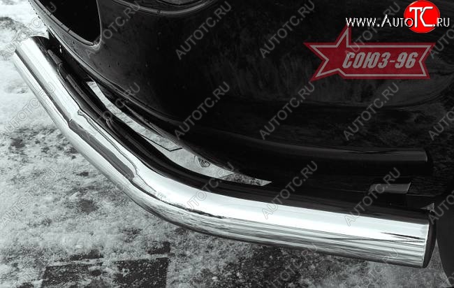 6 029 р. Защита заднего бампера из боковых уголков Souz-96 (d60) Toyota RAV4 XA305 5 дв. дорестайлинг (2005-2009)  с доставкой в г. Керчь