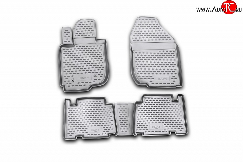 2 479 р. Коврики в салон Element 4 шт. (полиуретан) (длинная база) Toyota RAV4 XA305 5 дв. дорестайлинг (2005-2009)  с доставкой в г. Керчь