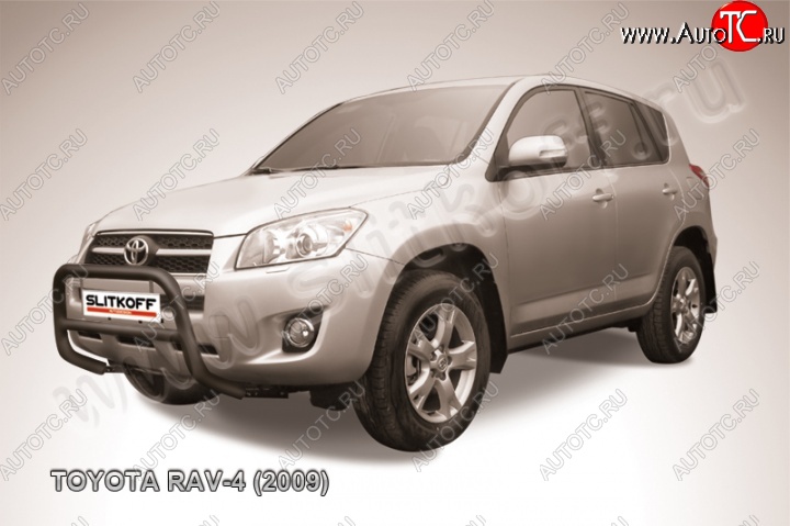15 399 р. Кенгурятник d57 низкий  Toyota RAV4  XA30 (2008-2010) 5 дв. 1-ый рестайлинг (Цвет: серебристый)  с доставкой в г. Керчь