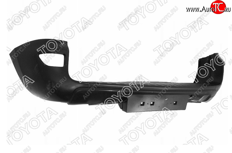 51 999 р. Задний бампер TOYOTA (с площадкой под номер)  Toyota RAV4  XA30 (2008-2013) 5 дв. 1-ый рестайлинг, 5 дв. удлиненный 1-ый рестайлинг, 5 дв. 2-ой рестайлинг, 5 дв. удлиненный 2-ой рестайлинг (Неокрашенный)  с доставкой в г. Керчь