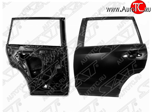 18 949 р. Левая задняя дверь SAT. Toyota RAV4 XA50 5 дв. дорестайлинг (2018-2025) (Неокрашенная)  с доставкой в г. Керчь