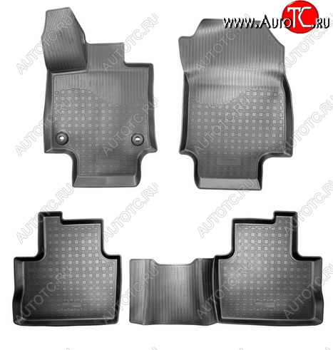 2 399 р. Коврики салонные (АКПП) Norplast  Toyota RAV4  XA50 (2018-2025) 5 дв. дорестайлинг (Черный)  с доставкой в г. Керчь