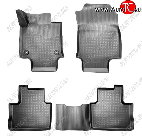2 399 р. Коврики салонные (МКПП) Norplast  Toyota RAV4  XA50 (2018-2025) 5 дв. дорестайлинг (Черный)  с доставкой в г. Керчь