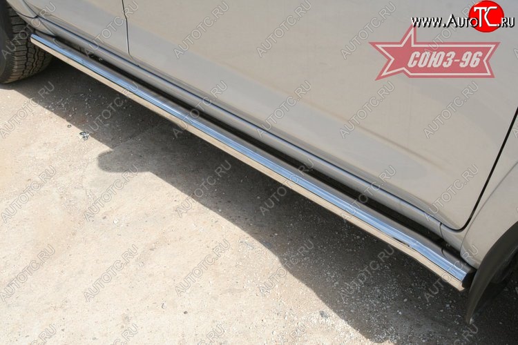 12 464 р. Защита порогов Souz-96 (d60) Toyota RAV4 XA30 5 дв. удлиненный 2-ой рестайлинг (2010-2013)  с доставкой в г. Керчь