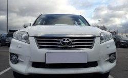 1 469 р. Сетка на бампер Russtal (черная) Toyota RAV4 XA30 5 дв. 2-ой рестайлинг (2010-2013)  с доставкой в г. Керчь. Увеличить фотографию 3