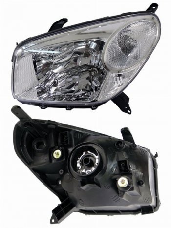 Левая фара (белый поворот) SAT Toyota RAV4  CA20 (2003-2005) 3 дв. рестайлинг, 5 дв. рестайлинг