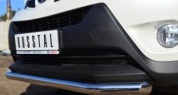 14 549 р. Одинарная защита переднего бампера диаметром 63 мм SLITKOFF  Toyota RAV4  XA40 (2012-2015) 5 дв. дорестайлинг  с доставкой в г. Керчь. Увеличить фотографию 3
