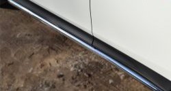 73 999 р. Защита порогов из круглой трубы диаметром 63 мм Russtal Toyota RAV4 XA40 5 дв. дорестайлинг (2012-2015) (Защита порогов с со скосами на торцах (вариант 1))  с доставкой в г. Керчь. Увеличить фотографию 6