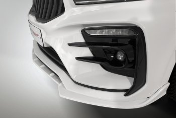 2 899 р. Сплиттер переднего бампера QUASAR KIA Rio 4 FB дорестайлинг седан (2016-2020) (Неокрашенный)  с доставкой в г. Керчь. Увеличить фотографию 3