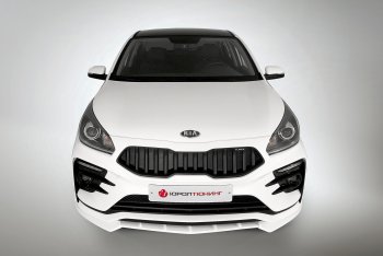 2 899 р. Сплиттер переднего бампера QUASAR KIA Rio 4 FB дорестайлинг седан (2016-2020) (Неокрашенный)  с доставкой в г. Керчь. Увеличить фотографию 4
