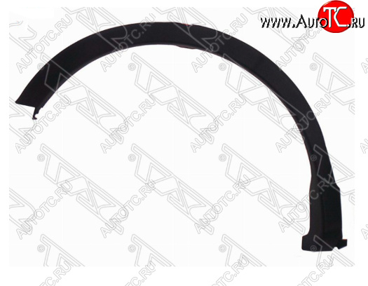 2 499 р. Молдинг арки крыла SAT (Задний, правый) Toyota RAV4 XA40 5 дв. дорестайлинг (2012-2015) (Неокрашенный)  с доставкой в г. Керчь