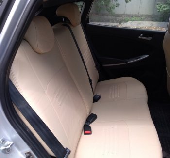 5 499 р. Чехлы для сидений Lord Autofashion Турин (экокожа) Toyota RAV4 XA40 5 дв. дорестайлинг (2012-2015) (Бежевый, вставка Бежевая)  с доставкой в г. Керчь. Увеличить фотографию 4