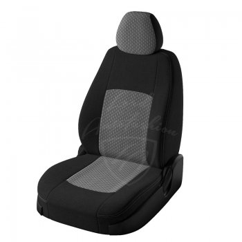 Чехлы для сидений Lord Autofashion Турин (жаккард) Toyota RAV4  XA40 (2012-2019) 5 дв. дорестайлинг, 5 дв. рестайлинг (Черный, вставка Люкс-94)