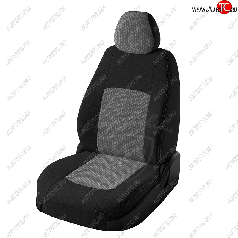 4 699 р. Чехлы для сидений Lord Autofashion Турин (жаккард) Toyota RAV4 XA40 5 дв. дорестайлинг (2012-2015) (Черный, вставка Люкс-94)  с доставкой в г. Керчь