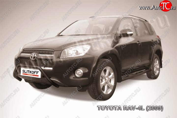 15 999 р. Кенгурятник d57 мини Toyota RAV4 XA30 5 дв. удлиненный 1-ый рестайлинг (2009-2010) (Цвет: серебристый)  с доставкой в г. Керчь