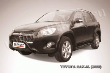 Кенгурятник d76 мини Toyota RAV4  XA30 (2009-2010) 5 дв. удлиненный 1-ый рестайлинг