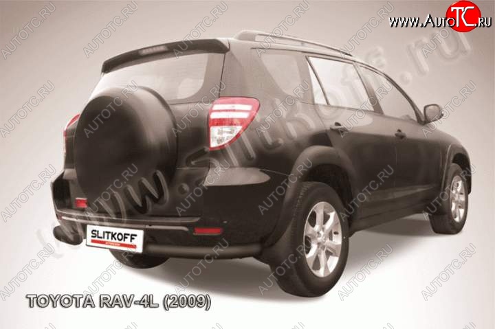 6 699 р. Уголки d76 Toyota RAV4 XA30 5 дв. удлиненный 1-ый рестайлинг (2009-2010) (Цвет: серебристый)  с доставкой в г. Керчь