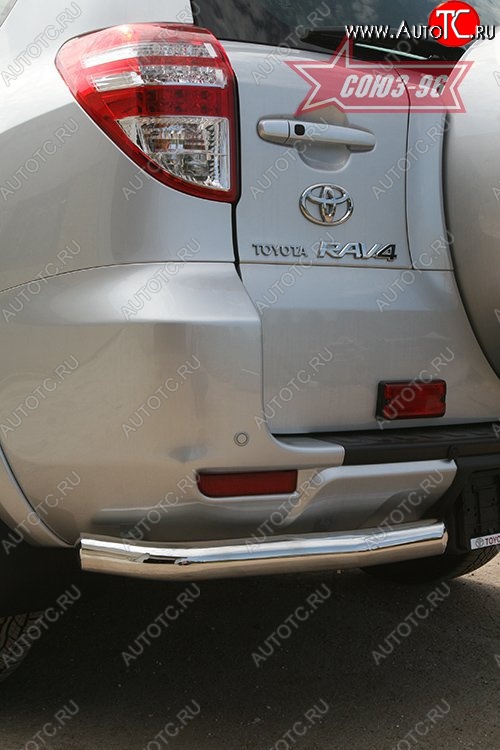 7 649 р. Защита заднего бампера из боковых уголков Souz-96 (d60) Toyota RAV4 XA30 5 дв. удлиненный 1-ый рестайлинг (2009-2010)  с доставкой в г. Керчь