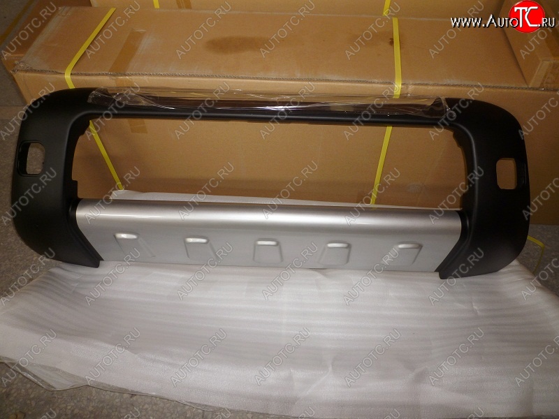 6 099 р. Накладка на передний бампер SuvStyle v2 Toyota RAV4 XA305 5 дв. дорестайлинг (2005-2009) (Неокрашенная)  с доставкой в г. Керчь