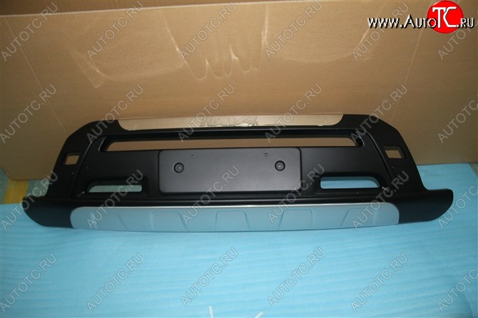 5 449 р. Накладка на передний бампер SuvStyle v3 Toyota RAV4 XA305 5 дв. дорестайлинг (2005-2009) (Неокрашенная)  с доставкой в г. Керчь