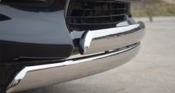 16 849 р. Защита переднего бампера (2 трубыØ75х42 мм, нержавейка) Russtal Toyota RAV4 XA30 5 дв. 2-ой рестайлинг (2010-2013)  с доставкой в г. Керчь. Увеличить фотографию 3