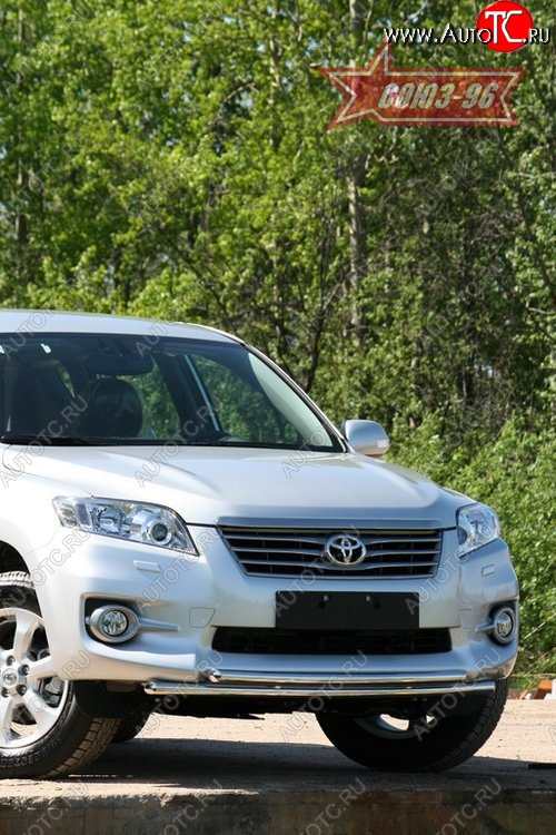 14 804 р. Защита переднего бампера двойная Souz-96 (d42/42) Toyota RAV4 XA30 5 дв. 2-ой рестайлинг (2010-2013)  с доставкой в г. Керчь