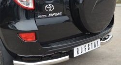 13 949 р. Защита заднего бампера (Ø63 мм, нержавейка) SLITKOFF Toyota RAV4 XA30 5 дв. 2-ой рестайлинг (2010-2013)  с доставкой в г. Керчь. Увеличить фотографию 2