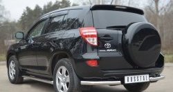 13 949 р. Защита заднего бампера (Ø63 мм, нержавейка) SLITKOFF Toyota RAV4 XA30 5 дв. 2-ой рестайлинг (2010-2013)  с доставкой в г. Керчь. Увеличить фотографию 4
