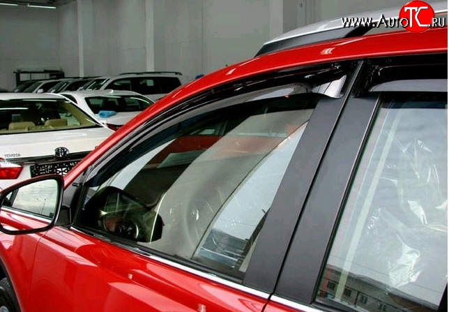 3 199 р. Дефлекторы окон (ветровики) Novline 4 шт. Toyota RAV4 XA40 5 дв. дорестайлинг (2012-2015)  с доставкой в г. Керчь
