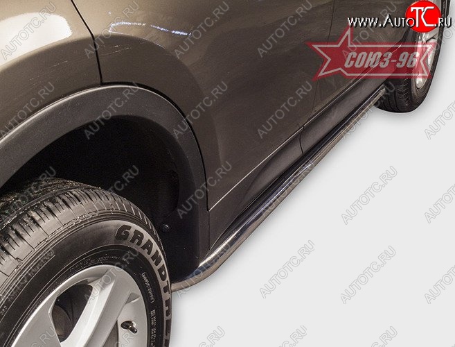 13 679 р. Защита порогов Souz-96 (d60) Toyota RAV4 XA40 5 дв. дорестайлинг (2012-2015)  с доставкой в г. Керчь