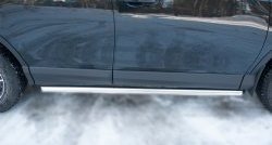 73 999 р. Защита порогов из круглой трубы диаметром 63 мм (рестайлинг) Russtal Toyota RAV4 XA40 5 дв. дорестайлинг (2012-2015) (Защита порогов с со скосами на торцах (вариант 1))  с доставкой в г. Керчь. Увеличить фотографию 3
