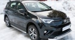 23 799 р. Широкая защита порогов (рестайлинг) SLITKOFF  Toyota RAV4  XA40 (2012-2015) 5 дв. дорестайлинг  с доставкой в г. Керчь. Увеличить фотографию 4