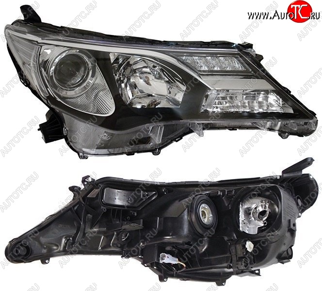 9 399 р. Правая фара SAT (под ксенон)  Toyota RAV4  XA40 (2012-2015) 5 дв. дорестайлинг  с доставкой в г. Керчь