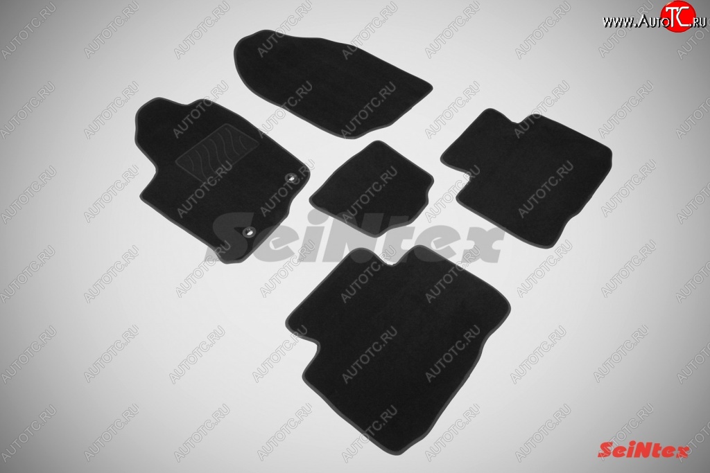 2 999 р. Износостойкие коврики в салон SeiNtex Premium LUX 4 шт. (ворсовые)  Toyota RAV4  XA40 (2012-2015) 5 дв. дорестайлинг  с доставкой в г. Керчь