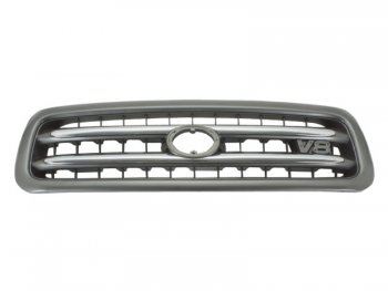 Решётка радиатора SAT Toyota Sequoia (2000-2004) XK30, XK40 дорестайлинг (черная с хромом)
