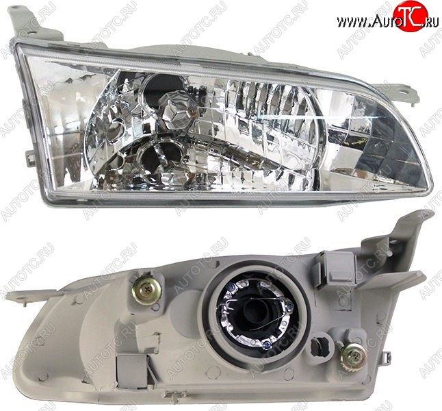 3 699 р. Правая фара SAT Toyota Sprinter Carib (1997-2001)  с доставкой в г. Керчь