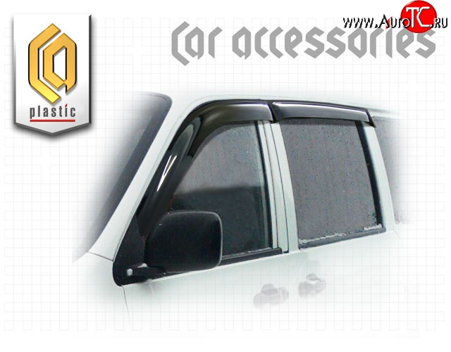 2 079 р. Комплект дефлекторов окон CA-Plastic  Toyota Town Ace  3 (1996-2008) (Classic полупрозрачный, Без хром.молдинга)  с доставкой в г. Керчь