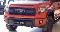 1 249 р. Реснички на фары RA Toyota Tundra XK50 2-ой рестайлинг (2013-2022) (Неокрашенные)  с доставкой в г. Керчь. Увеличить фотографию 5